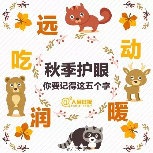 秋季護(hù)眼，請記住這“五字訣”