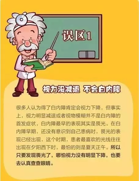 你對白內障的誤解有多深？