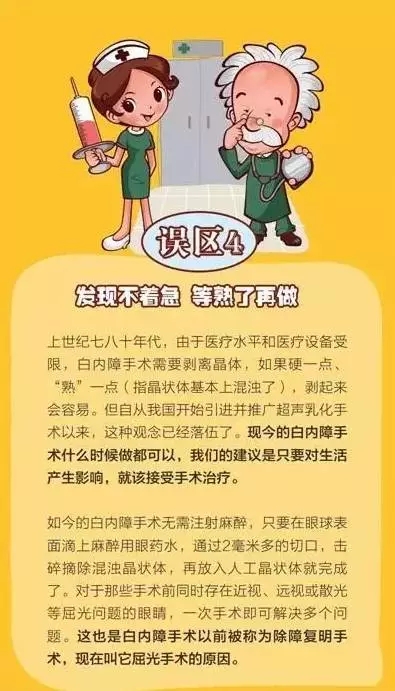 你對白內障的誤解有多深？