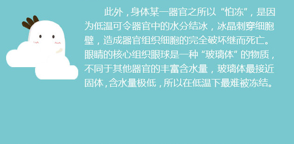 告訴你個(gè)“小秘密”：為什么眼睛不怕冷？